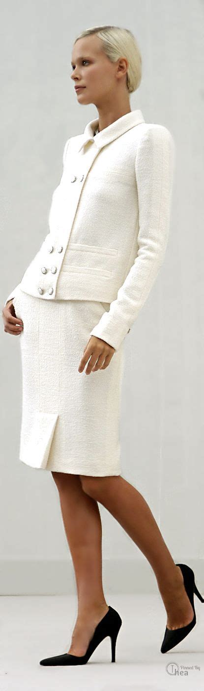 white chanel suit